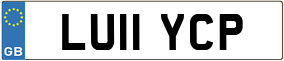 Truck License Plate